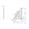 Треугольная пластина из анодированного алюминия Triangle Plate 6*8 (Pair) - «globural.ru» - Сыктывкар