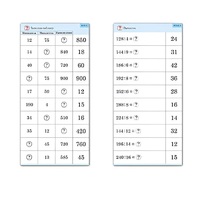 Комплект карточек (10) "Обучающий калейдоскоп. Умножение и деление в два шага" - «globural.ru» - Сыктывкар
