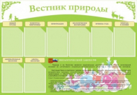 Стенд "Вестник природы" (вариант 4) - «globural.ru» - Сыктывкар