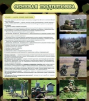 Стенд "Огневая подготовка" (вариант 2) - «globural.ru» - Сыктывкар