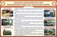 Стенд "ТБ при выполнении работ на токарном станке" - «globural.ru» - Сыктывкар