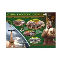 Таблица демонстрационная "Слава русского оружия" (винил 100х140) - «globural.ru» - Сыктывкар