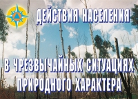 Комплект плакатов "Действия населения в ЧС природного характера" - «globural.ru» - Сыктывкар