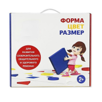 Подвижная развивающая игра "Форма, цвет, размер" - «globural.ru» - Сыктывкар