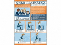 Стенд "Сиди правильно и не отвлекайся" - «globural.ru» - Сыктывкар