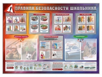 Стенд-уголок "Правила безопасности школьника" - «globural.ru» - Сыктывкар