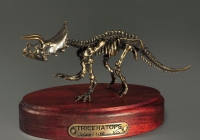 Модель скелета динозавра Triceratops - «globural.ru» - Сыктывкар