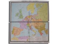 Учебная карта "Европа с 1815 - 1849 г.г." 1180*1070 мм (матовое, 2-стороннее лам.) - «globural.ru» - Сыктывкар