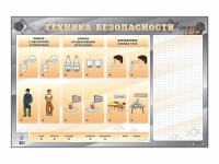 Электрифицированный стенд "Техника безопасности" с маркерными полями - «globural.ru» - Сыктывкар