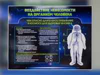 Стенд "Воздействие невесомости на организм человека" - «globural.ru» - Сыктывкар