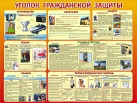 Стенд "Уголок гражданской защиты" - «globural.ru» - Сыктывкар