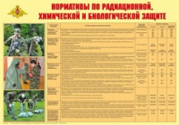 Плакат "Нормативы по радиационной, химической и биологической защите" - «globural.ru» - Сыктывкар