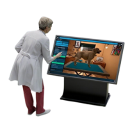 Виртуальный учебный комплекс «Процедурный тренажер ветеринарного врача». Комплектация интерактивный стол - «globural.ru» - Сыктывкар