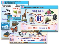 Комплект таблиц для начальной школы "Обучение грамоте. Письмо и развитие речи" - «globural.ru» - Сыктывкар