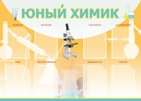 Стенд "Юный химик" (вариант 1) - «globural.ru» - Сыктывкар