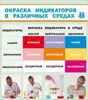 Стенд "Окраска индикаторов в различных средах" - «globural.ru» - Сыктывкар