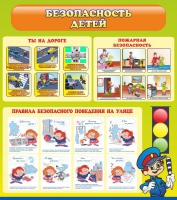 Стенд "Безопасность детей" (вариант 1) - «globural.ru» - Сыктывкар