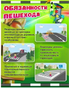 Стенд "Обязанности пешехода" - «globural.ru» - Сыктывкар