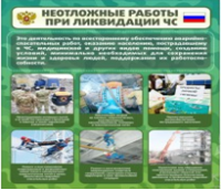 Стенд "Неотложные работы при ликвидации ЧС" - «globural.ru» - Сыктывкар