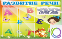Стенд "Развитие речи" (вариант 1) - «globural.ru» - Сыктывкар
