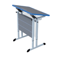 Стол ученический одноместный с наклоняемой столешницей 3-7 гр.р. - «globural.ru» - Сыктывкар