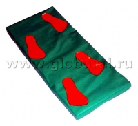 Дорожка массажная в чехле с нашитыми следами - «globural.ru» - Сыктывкар