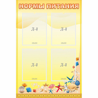 Стенд "Нормы питания" - «globural.ru» - Сыктывкар
