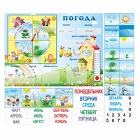 Стенд "Погода" с карманами для вставок - «globural.ru» - Сыктывкар