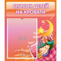 Стенд "Список детей на кровати" №6 - «globural.ru» - Сыктывкар