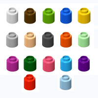  Элемент конструктора одиночный одноцветный Color Blocks 100 штук - «globural.ru» - Сыктывкар