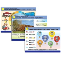 Комплект таблиц для начальной школы "Русский язык. Имя прилагательное" - «globural.ru» - Сыктывкар