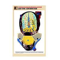 Рельефная таблица "Долька печени. Макро-микростроение" (формат А1, матовое ламинир.) - «globural.ru» - Сыктывкар