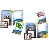 Настольно-печатная игра "Флаги стран мира 2. Азия, Африка, Австралия, Америка" - «globural.ru» - Сыктывкар