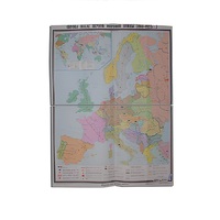 Учебная карта "Европа после 1-ой мировой войны" 1400*1060 мм (матовое, 2-стороннее лам.) - «globural.ru» - Сыктывкар