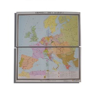 Учебная карта "Европа с 1815 - 1849 г.г." 1180*1070 мм (матовое, 2-стороннее лам.) - «globural.ru» - Сыктывкар