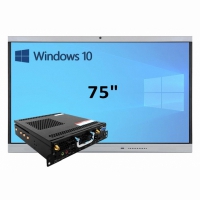 Интерактивная панель 75" (встроенный ПК, Win10, Intel i5) - «globural.ru» - Сыктывкар