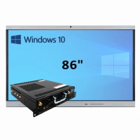 Интерактивная панель 86" (встроенный ПК Win10, Intel i5) - «globural.ru» - Сыктывкар