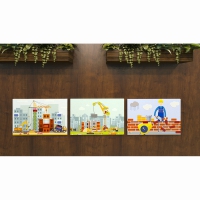 Комплект настенных панелей «Стройка» - «globural.ru» - Сыктывкар