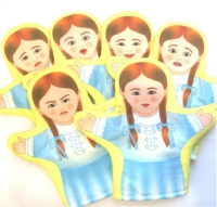Набор кукол - рукавичек  "Эмоции. Девочки" - «globural.ru» - Сыктывкар