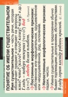 Русский язык. Имя существительное (комплект таблиц) - «globural.ru» - Сыктывкар