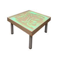 Столик на ножках для рисования песком Радуга. Подсветка RGB - «globural.ru» - Сыктывкар