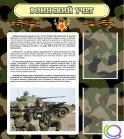 Стенд "Воинский учет" (вариант 2) - «globural.ru» - Сыктывкар