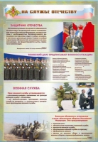 Стенд "На службе Отечеству" (вариант 1) - «globural.ru» - Сыктывкар