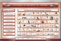 Трехсекционный базовый комплект "Травмы. Кровотечения. Ожоги" для учащихся общеобразовательных учреждений - «globural.ru» - Сыктывкар
