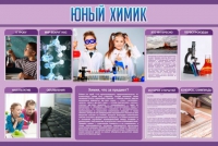 Стенд "Юный химик" (вариант 2) - «globural.ru» - Сыктывкар