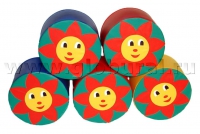 Пуфик «Солнышко» d=60*30см (ВИК) - «globural.ru» - Сыктывкар