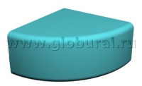 Угловой пуфик 60*60*32см (ВИК) - «globural.ru» - Сыктывкар