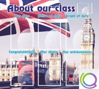 Стенд "About our class" - «globural.ru» - Сыктывкар