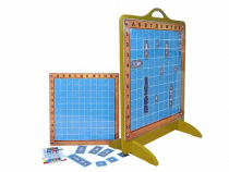 Панно магнитно-маркерное "Морской бой" с комплектом тематических магнитов - «globural.ru» - Сыктывкар