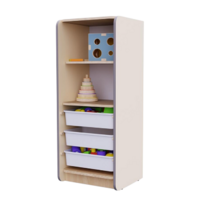 Открытый шкаф с ящиками из коллекции мебели «НЕГА» (цвет бежевый) - «globural.ru» - Сыктывкар